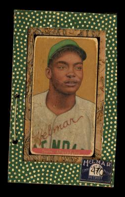 Picture, Helmar Brewing, T206-Helmar Card # 470, Monte IRVIN, Mustard colored background, Almendares Scorpions